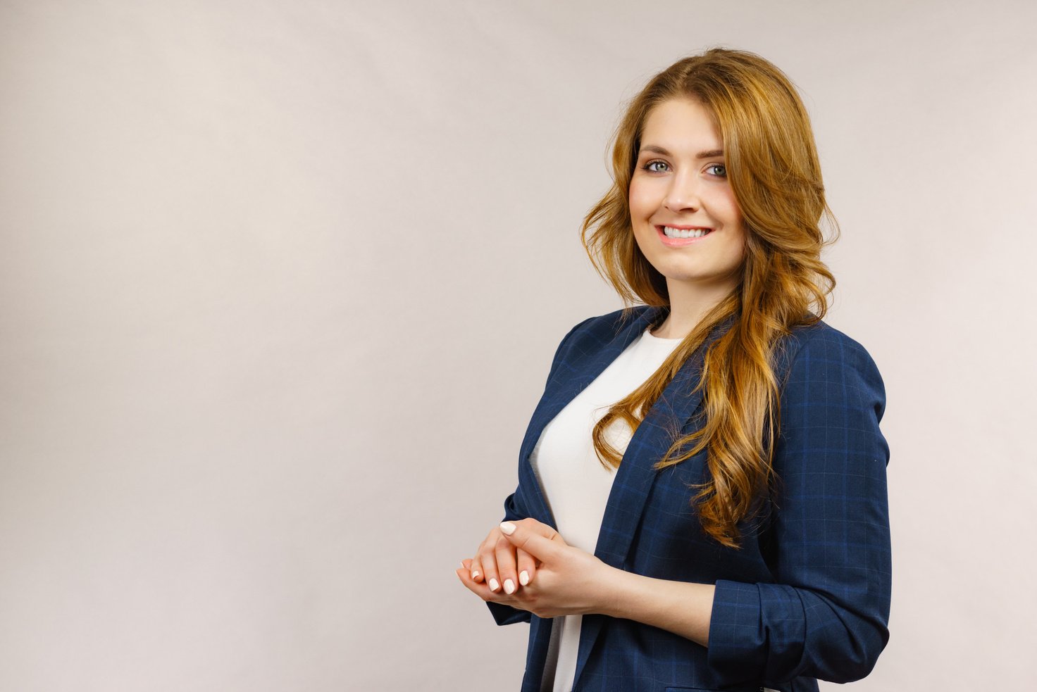 Business woman in suit